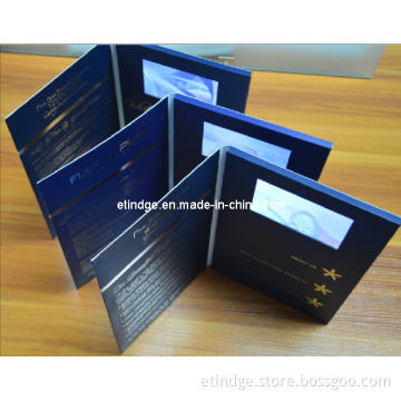 4.3" Sliver Pressed 128MB Video Greeting Card, Advertising Player